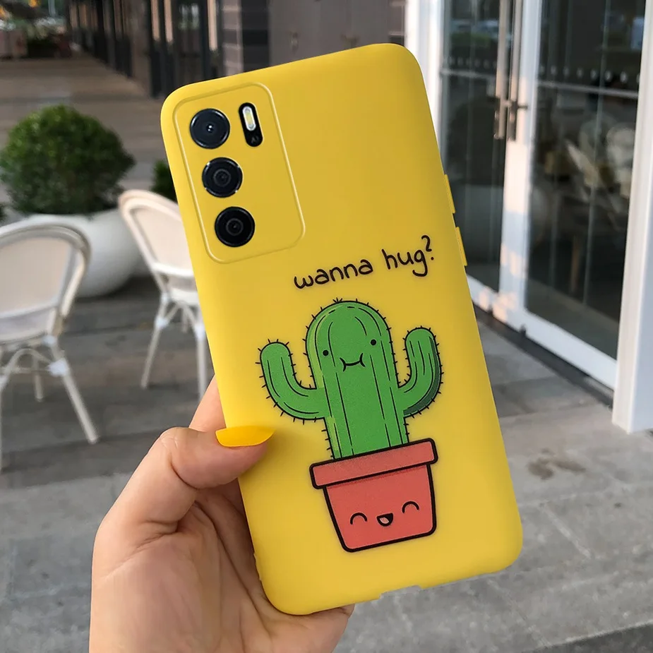 cases for oppo cases For Oppo A16 A16s Case CPH2269 Soft Silicone Stylish Candy Painted Cover For Oppo A16 OppoA16 S A54s Case Oppo A 16 s Coque Capa cases for oppo cases