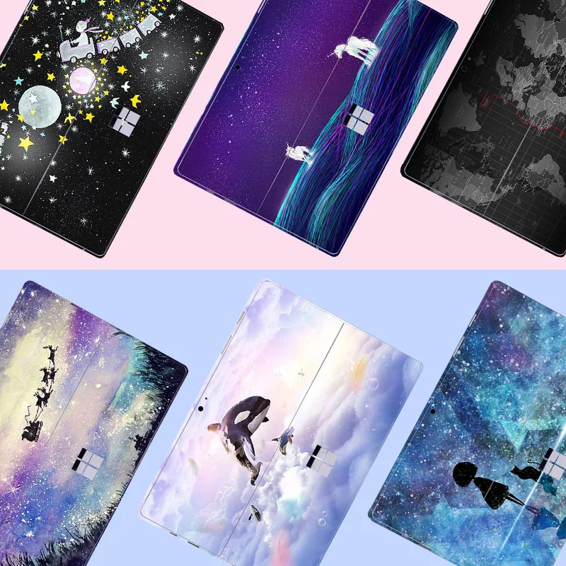 

Cartoon Laptop Skin Stickers for Microsoft Surface Pro 4 Pro5/6 Pro 7 Notebook Stickers for Surface Pro 3 Back Film