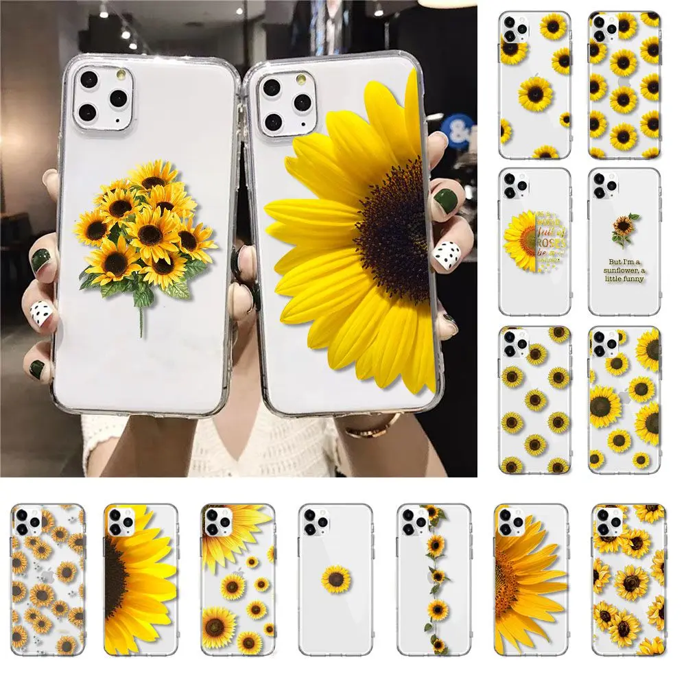 Flower Ball Red Yellow Rose Sunflower Art Aesthetic Phone Case for iPhone 8 7 6 6S Plus 5S Se Xr X Xs Max-in Half,A7,for iPhone 6 6S