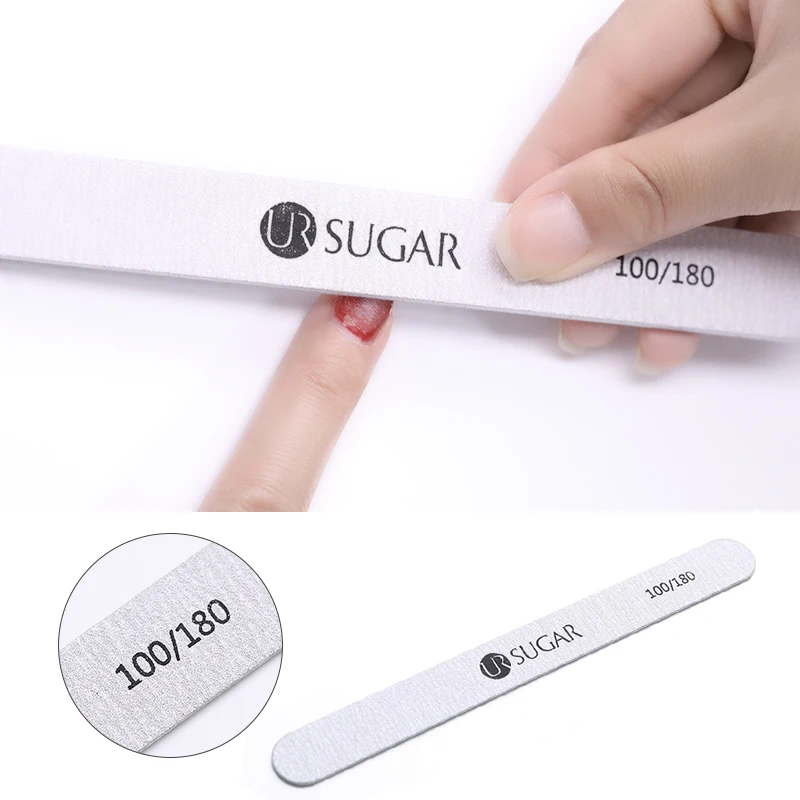 UR SUGAR, 5 мл, светящийся набор порошка для ногтей, для вырезания, удлинение французских ногтей, полимерный порошок, градиент, растут в темноте, украшение - Цвет: Nail File