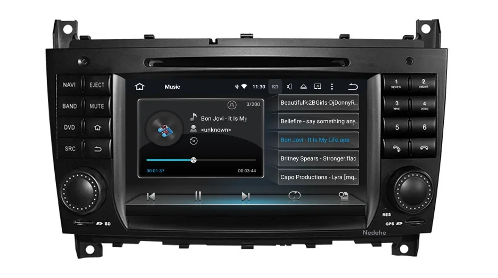 Excellent Octa Core PX5 Android 9.0 Car DVD for Mercedes Benz C Class W203 C200 C230 C320 CLK 200 CLK350 CLK500 GPS Radio Stereo BT IPS 6