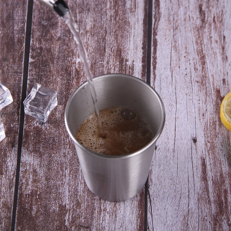 Чашка для воды из нержавеющей стали Винные кружки для кофе для дома путешествия Кемпинг праздник TT-best