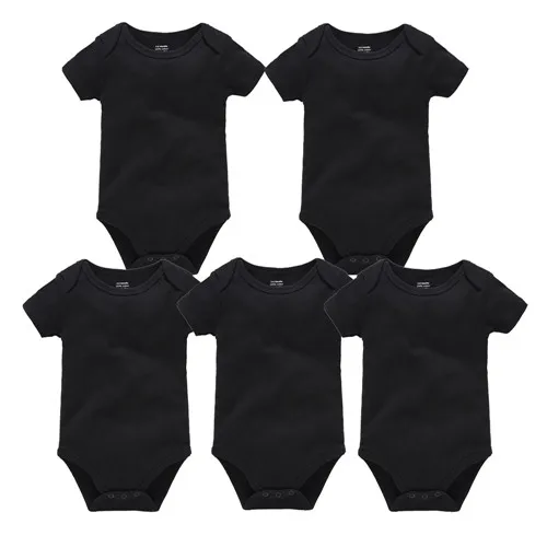 Черно-белая детская одежда, боди Bebes, хлопок, короткий рукав, боди для новорожденных, одежда для мальчиков и девочек, комбинезон для малышей - Цвет: 5HY2210