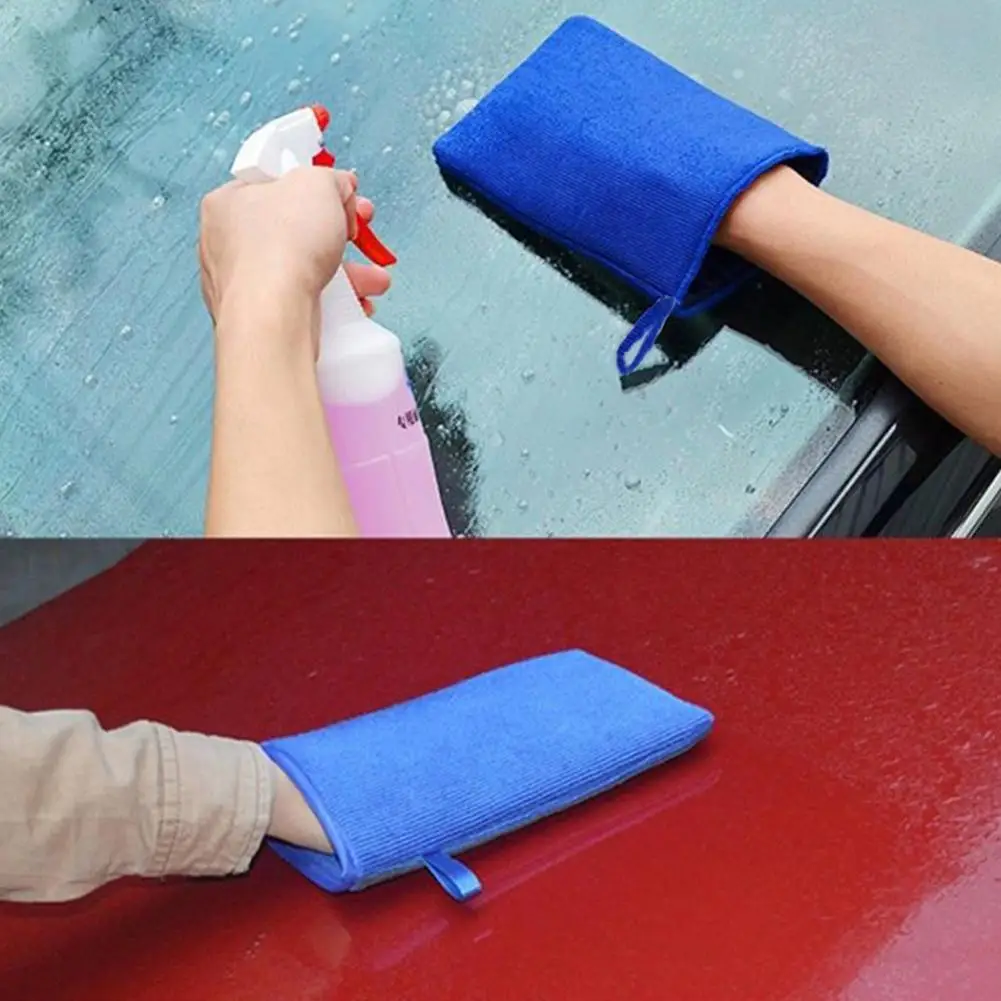Car wash clay bar glove car cleaning cloth automatic towel sponge microfiber care pad L6P4 | Автомобили и мотоциклы