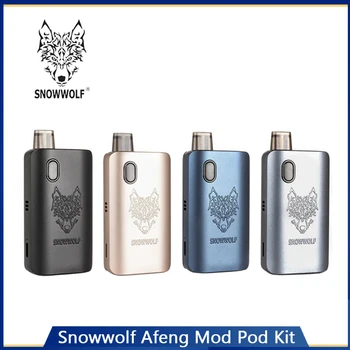 

New Original Snowwolf Afeng 22W Mod Pod Kit powered by 18650 battery 3ml Cartridge with 0.6ohm mesh coil E-Cigarette Vape Kit