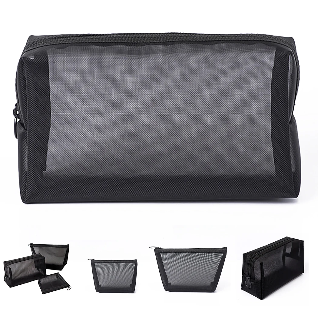

Fashion Travel Cosmetic Bag Women Zipper Make Up Transparent Makeup Case Organizer Storage Pouch Toiletry Beauty Wash Kit Bags