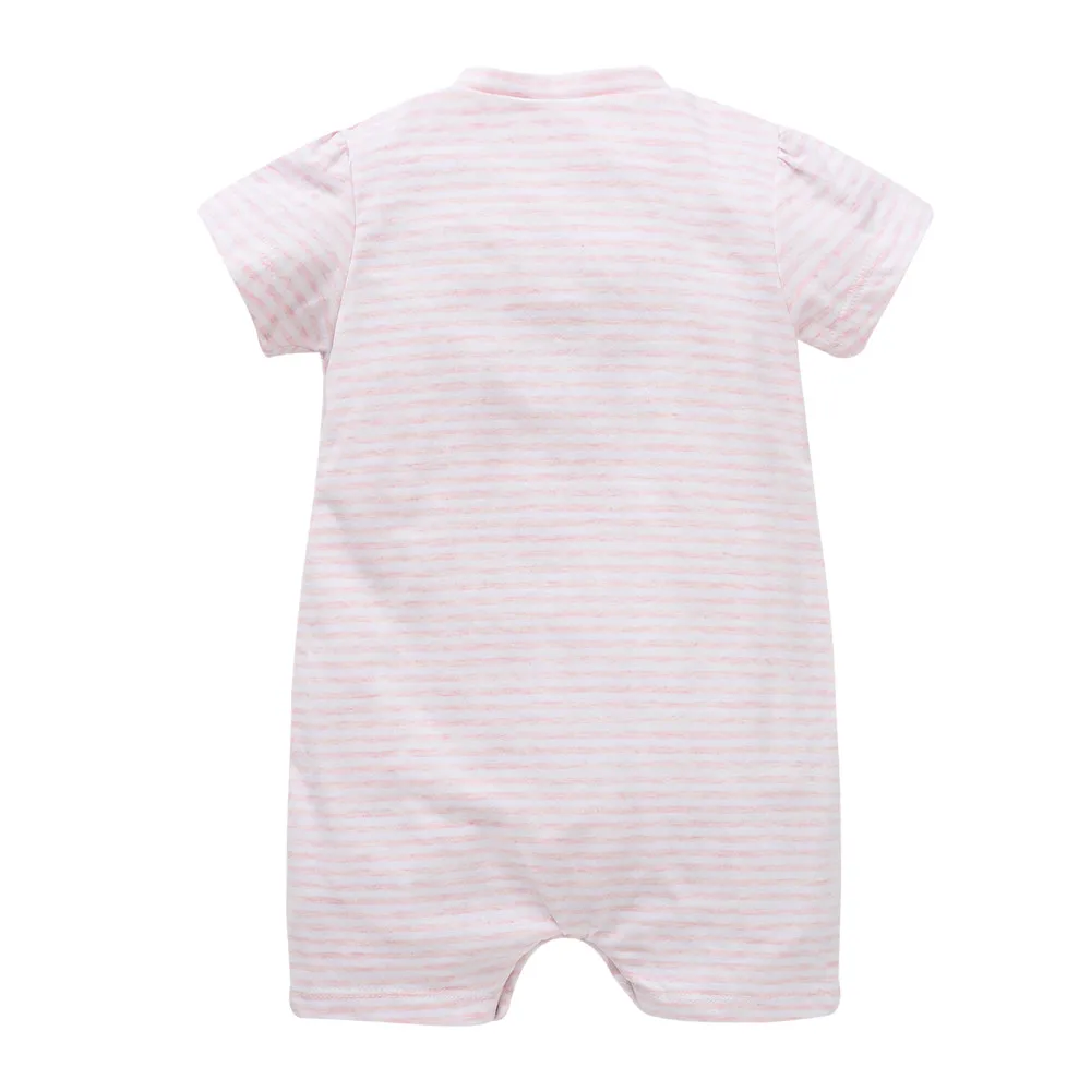 Летние детские комбинезоны для девочек; roupa de bebe; хлопковый комбинезон с рисунком для новорожденных мальчиков; Пижама для детей 0-12 месяцев