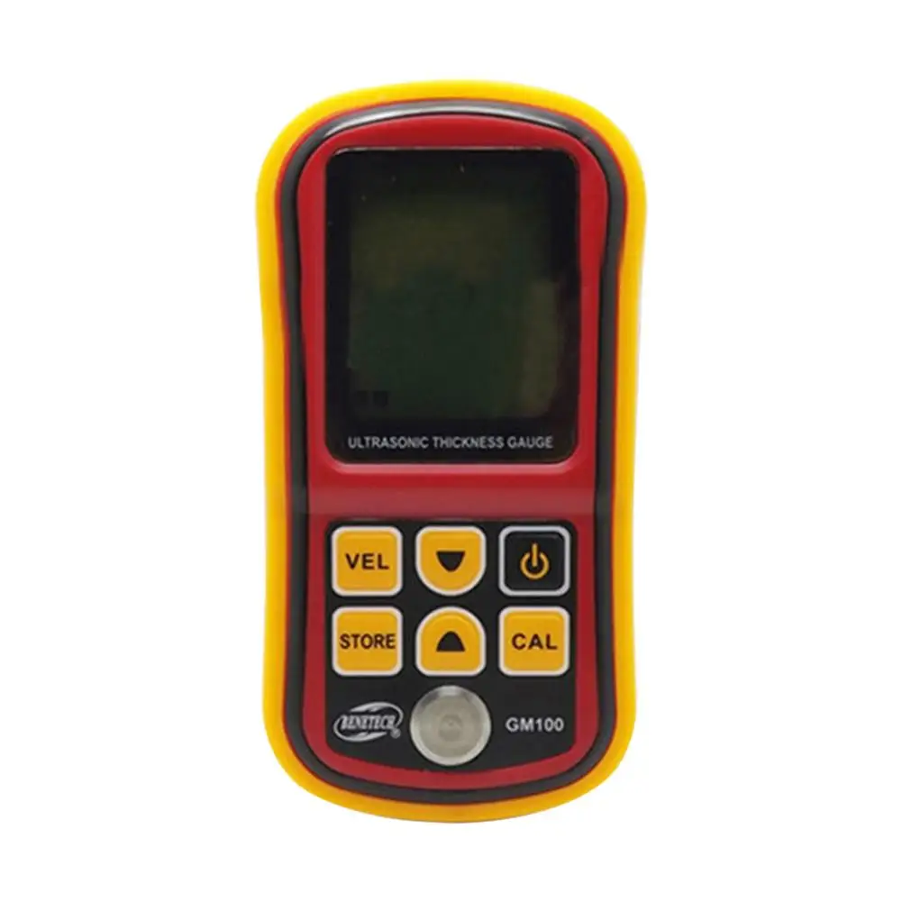 

GM100 Digital LCD Sound Speed Meter Ultrasonic Display Metal Thickness Gauge Measuring Instruments 1.2 to 200MM #45
