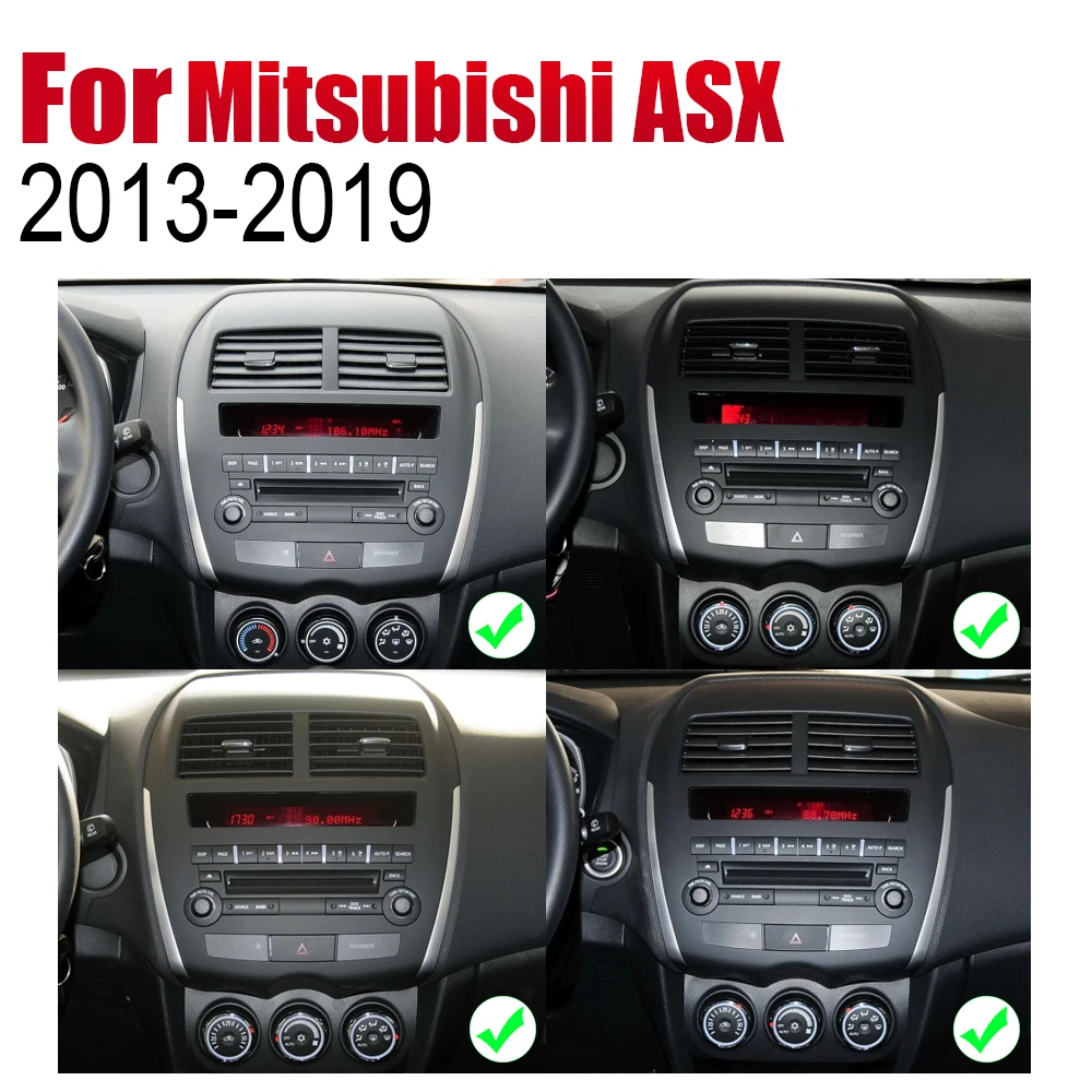 Автомагнитола ZaiXi 2 Din для Mitsubishi ASX 2013 ~ 2019 GPS навигация BT Wi Fi карта мультимедийная