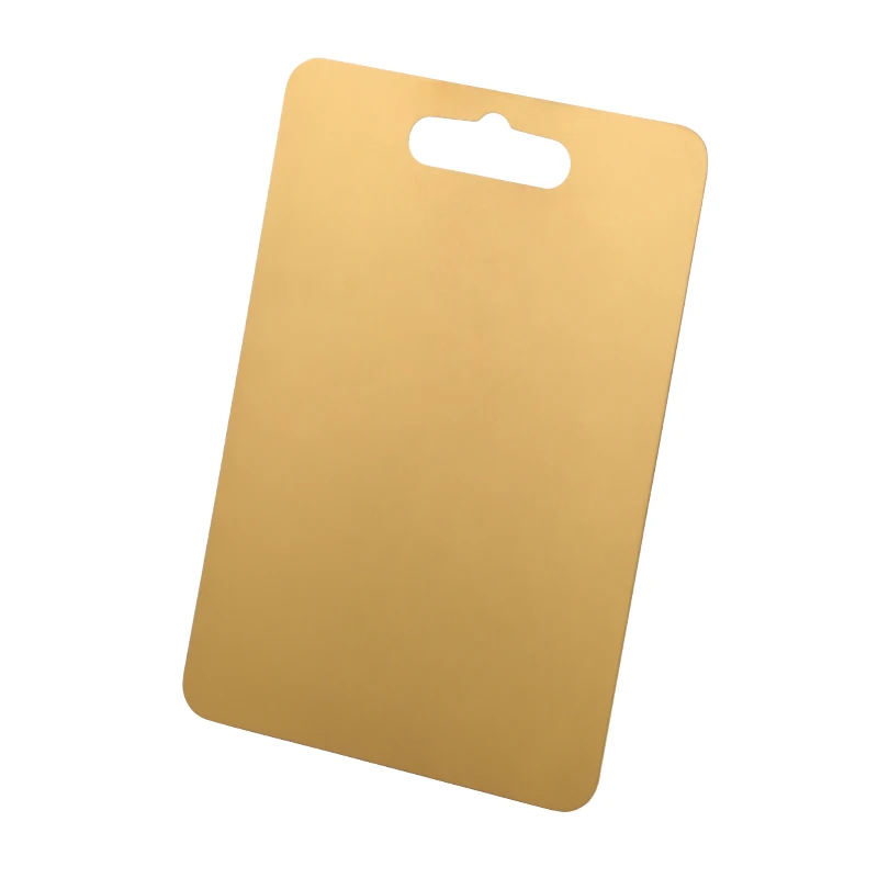 Gold-1Pc 1 шт. Разделочные Блоки кухонная утварь, висячая посуда из нержавеющей стали, ломтик еды, разделочная доска брусок, домашний набор - Цвет: Gold-1Pc