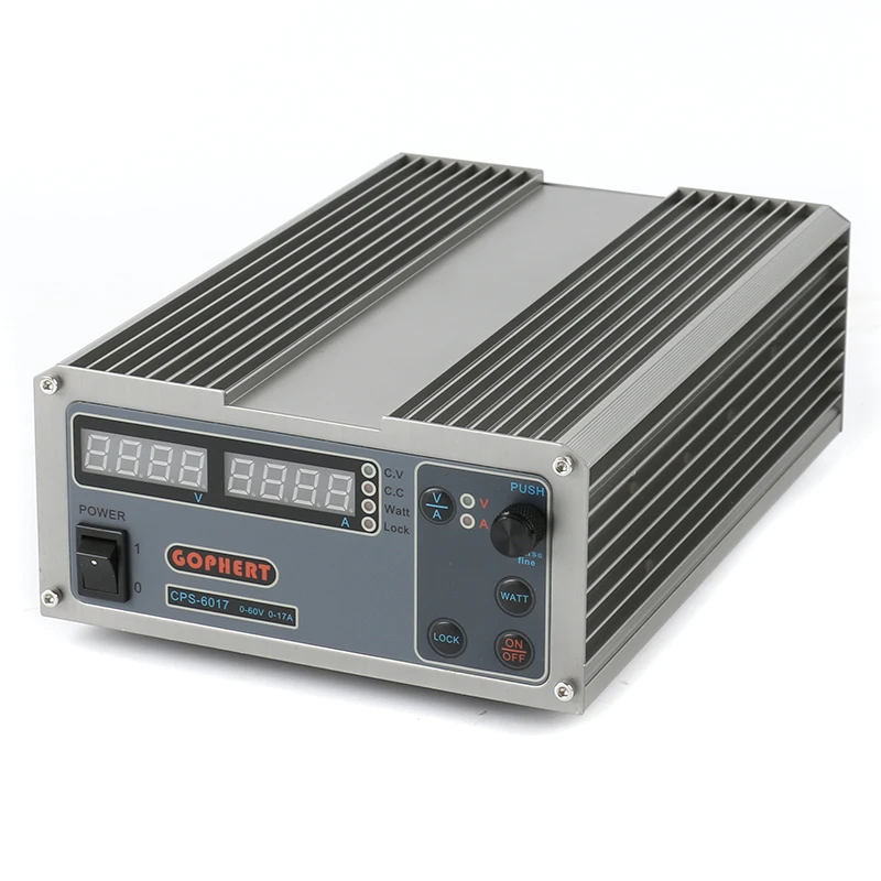 CPS-6017 Профессиональный лабораторный источник питания 1000 Вт 60 в 17а Высокая мощность Цифровой Регулируемый источник питания постоянного тока 220 В Ремонтный комплект для телефона