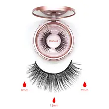 Океан жемчуг Magetic Lashes 5 Магнит 3D восстанавливаемые шелковые волокна Накладные ресницы магнит ресницы на заказ ресницы выглядят натуральными