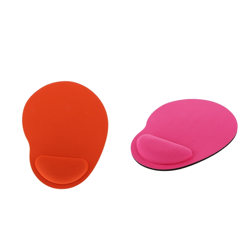 2Pcs Mouse Pad with Wrist Rest for Computer Laptop Notebook Keyboard Mouse Mat with Hand Rest Mice Pad Gaming with Wrist Support