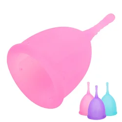 Silicone Menstrual Cup Reusable Female Lady Hygiene Cup Collector Body Care Tool Private Parts Nursing Daily Necessities Medical