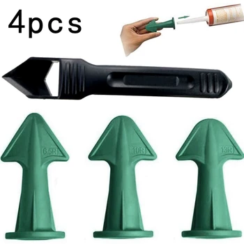 

4-piece Set Shovel Glue Scraper Glass Gluer Yin Angle Beautiful Seam Tool Kit Device Combination Durable Tools