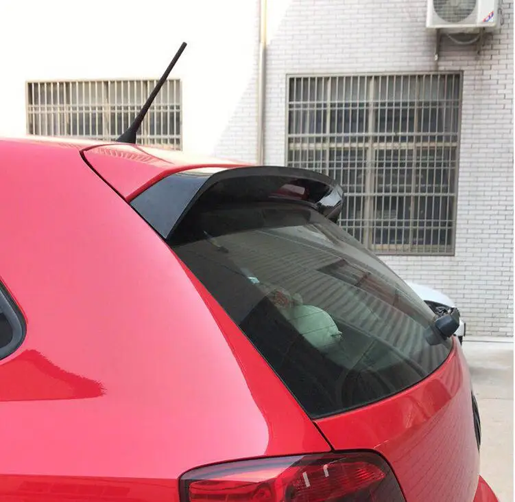 ABS черный автомобиль заднее крыло багажника спойлер подходит для Защитные чехлы для сидений, сшитые специально для Volkswagen POLO GTI 2010 2011 2012 2013