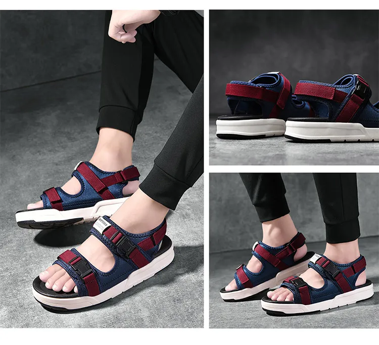 SUROM/брендовые летние сандалии унисекс; уличная мода для мужчин и женщин; Повседневные Удобные сандалии на платформе; легкие пляжные сандалии