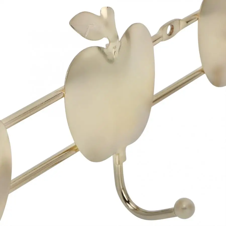 Wall Hooks Decorative Fruit Shape with Leaf Kitchen Bathroom Towel Hanging Hooks Wall Hanger Home Clothes Hat Organizer