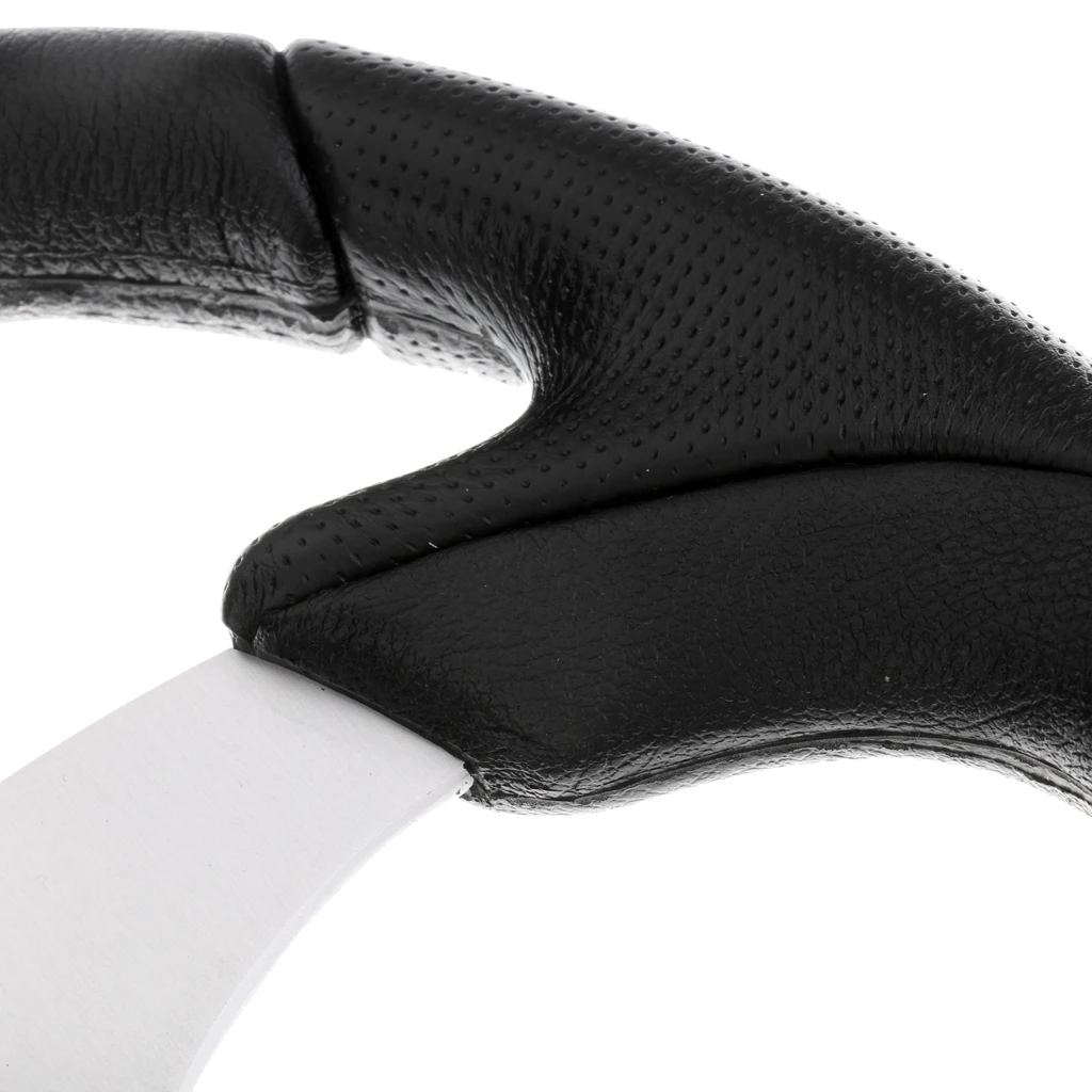 

Universal Boat Steering Wheel 3 Spoke 14.2'' 3/4'' Shaft Rib Speedboat Cruiser Sailing Equipment