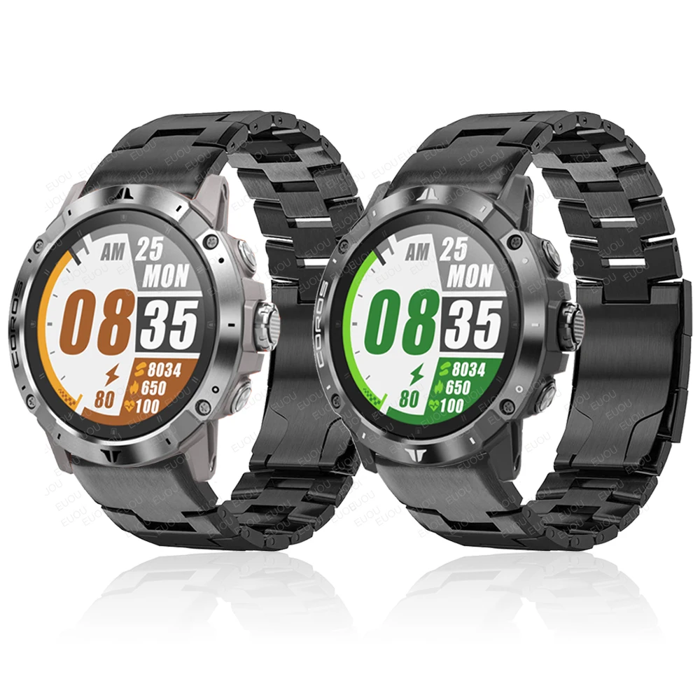 Quick release Titanium alloy + Stainless steel Band For COROS VERTIX 2 VERTIX2 Strap Bracelet Replacement Watchband Accessories