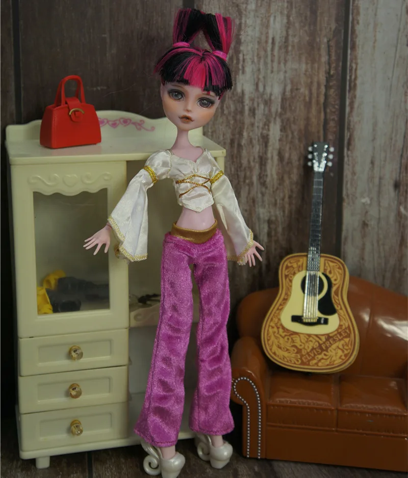 Новейший Модный повседневный комплект одежды для девочек «Monster High»; подарок для девочек