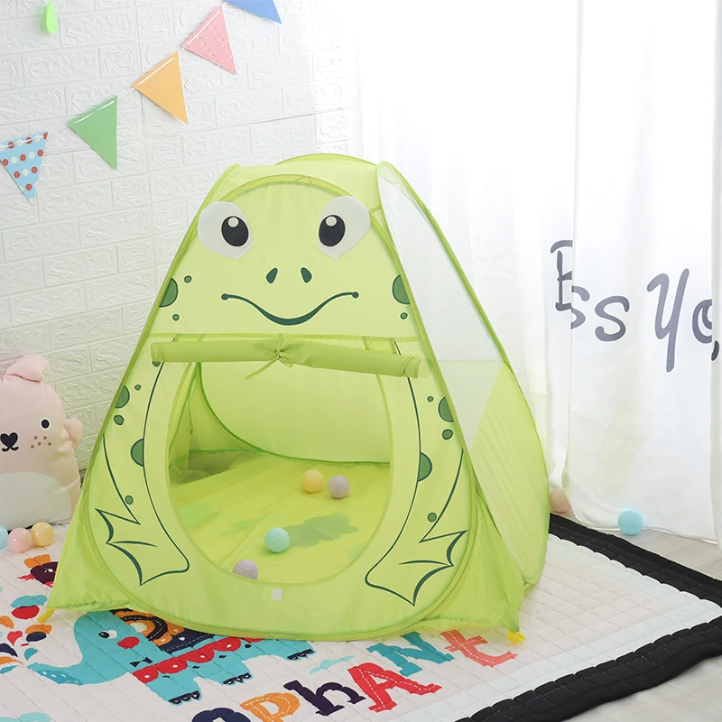 Открытый океан игрушка для плавательного бассейна игровая комната складной лягушка палатка Тюль Забавный шарик бассейн маленькое гнездо Подарок детская игровая палатка