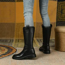 bota mujer de media caña – Compra bota mujer de media caña con envío gratis  en AliExpress version