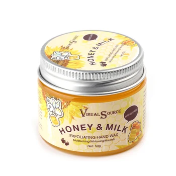 

New Hand Wax Milk Honey Exfoliating Removal Dead Skin Mask Moisturising Hand And Foot Care Scrub Calluses Hand Wax