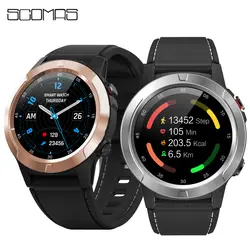 Somas gps Смарт часы спортивные шагометры сообщение напоминание Bluetooth открытый swimmi для мужчин компас smartwatch для ios Android телефон