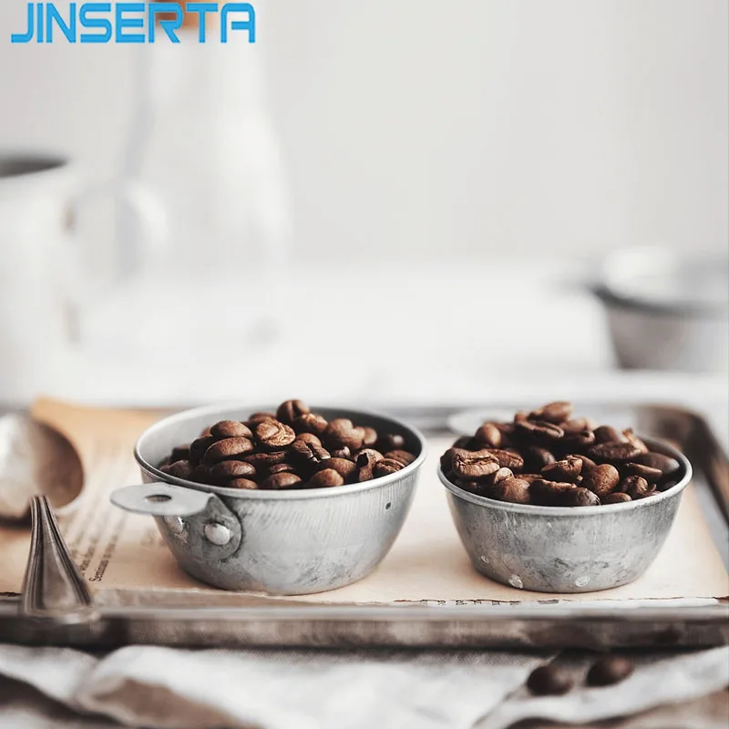 JINSERTA Antique Metal Storage Tray Old Iron Bowl Set Fruit Snack Sundries Container Retro Baking Tools Photography Props | Дом и сад