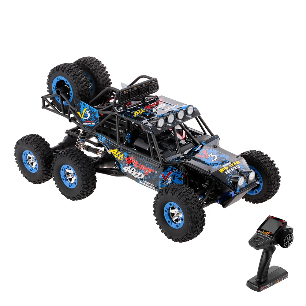 WLtoys 12628 Радиоуправляемая машина 1/12 2,4G 6WD 40 км/ч высокоскоростные автомобили Rock Crawler внедорожный альпинистский внедорожник Грузовик модель автомобиля подарки на год