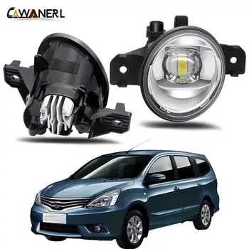 

Fog Light Assembly 30W Car Driver + Passenger Side LED Lens Fog Lamp DRL H11 12V For Nissan Grand Livina Geniss L10 2007-2015