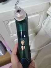 Eliminador de espinillas por calor, aspiradora de poros para nariz, cara, acné, succión, pantalla LCD recargable, herramientas de eliminación de puntos de succión