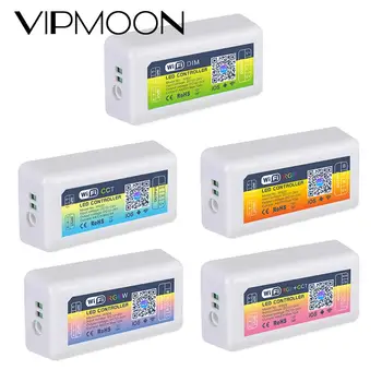 

Smart Life APP 12-24V Wifi Single color/CCT/RGB/RGBW/RGBCCT Smart Light Strip Controller Smart Home work with Alexa Google Home