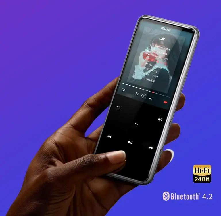 Yiwa C9 конденсатор сенсорный работает без потерь Bluetooth MP3 MP4 плеер