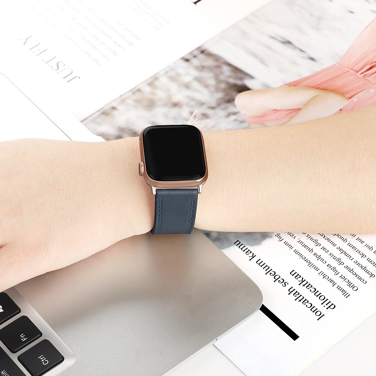 Из натуральной кожи петлевой ремень для apple watch группа 4 3) 44 мм, 42 мм, ремешок для часов, correa, наручных часов iwatch, 4/3/2/1 38 мм 40 мм браслет