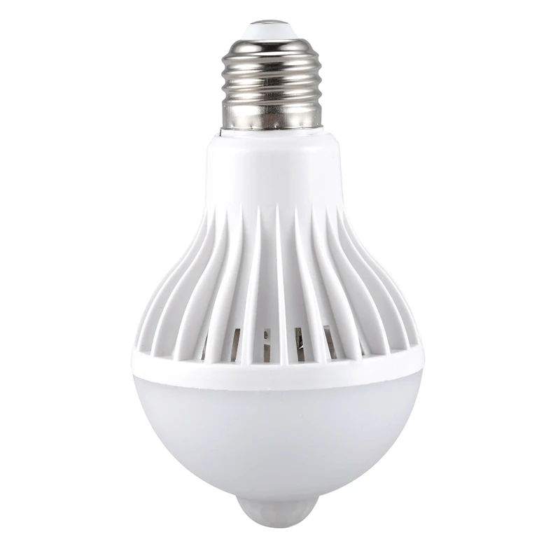 E27 Led Bulb Light Motion Sensor Light LED PIR Motion Sensor Lamp Globe Bulb Light Lamp, 5W