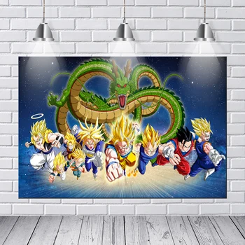 

Photography Backdrops Dragon Ball Kakarotto Goku Custom Photo Studio Backdrop Background Vinyl Photo Background