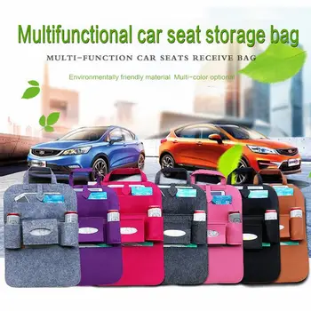 

New Arrival Convenient Car Seat Back Organizer Multi-Pocket Storage Bag Box Case Organizer Storage Bag Assorted Bag Pocket