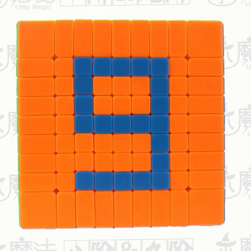 Yuxin маленький магический 9x9 9 слой кубик без наклеек Профессиональный Zhisheng CubePuzzle 9x9x9 Дети Cubo Magico подарок
