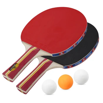 

Long Handle Short Handle Ping Pong Racket Double-sided Carbon Blade Rubber Table Tennis Bat Superior Control and Lightweight