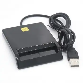 

200pcs/lot USB Smart Card Reader For Bank Card IC/ID EMV card Reader High Quality for Windows 7 8 10 Linux OS USB-CCID ISO 7816