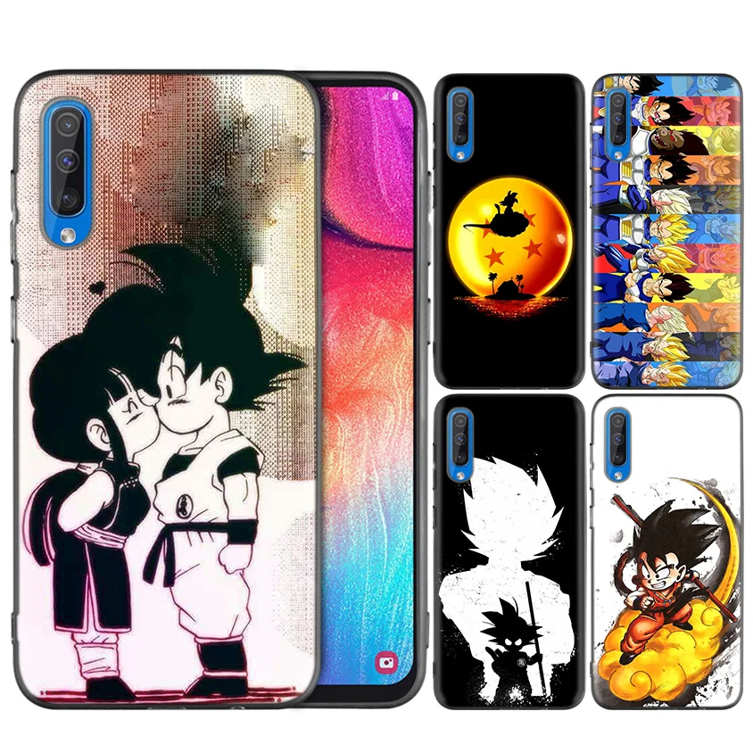 

Black Silicone Case Bag Cover for Samsung Galaxy M10 M20 M30 S8 S9 S10 S10e 5G J3 J4 J5 J8 Plus 2018 S7 Edge Shell dragon ball s