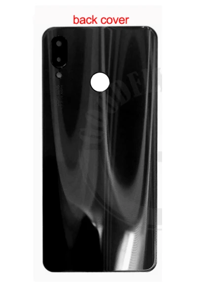 black backcover only Протестированный OK 5,8" для huawei P20 lite ЖК-дисплей+ сенсорная панель дигитайзер в сборе с рамкой для huawei P20lite lcd - Цвет: black backcover only