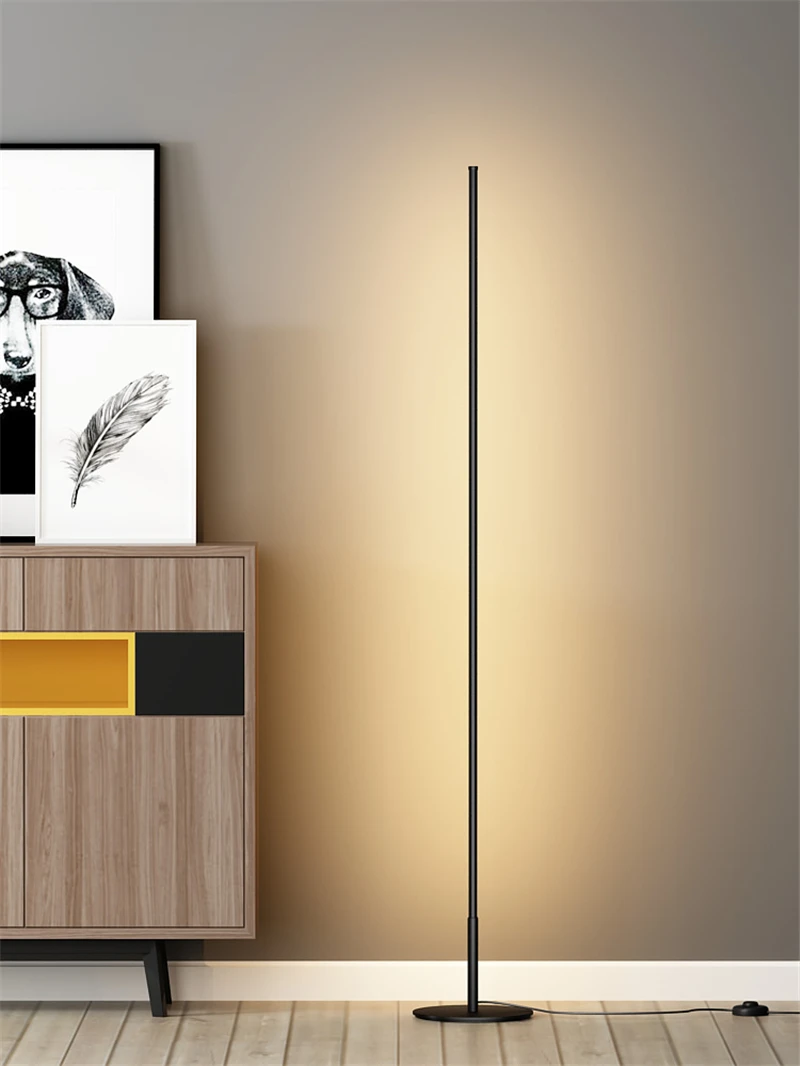 Günstig Nordic Einfache Led Boden Lampe Moderne Wohnzimmer Decor Stehlampe Schlafzimmer Nacht Licht Boden Beleuchtung Stand Leuchten