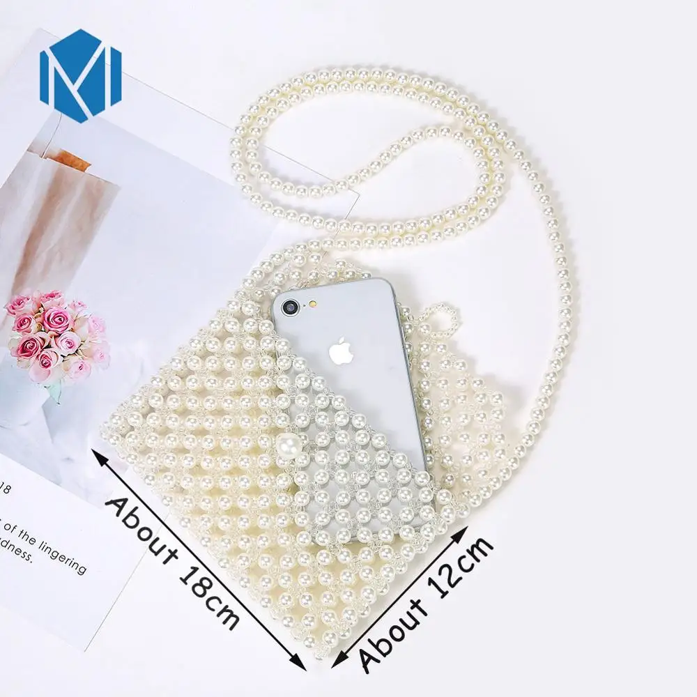 O Acrylic pearl bag INS, ручная работа, жемчужные сумочки, новинка, Плетение Бисером, женские сумки с изображением флага, подарок, модная мини сумка для мобильного телефона, Ретро Держатель карт, сумка для монет - Цвет: O Acrylic pearl bag