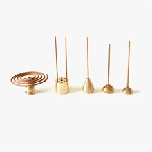 Высококачественная латунная курильница с держателем для благовоний палочка катушка бутылка форма тыквы медный для благовоний держатель курильница домашний декор