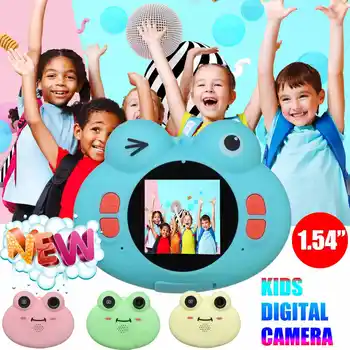 

1.54 Inch HD Screen Digital Mini Camera Dual lens 720P Kids Cartoon Camera Toys Outdoor Photography Props Child Birthday Gift