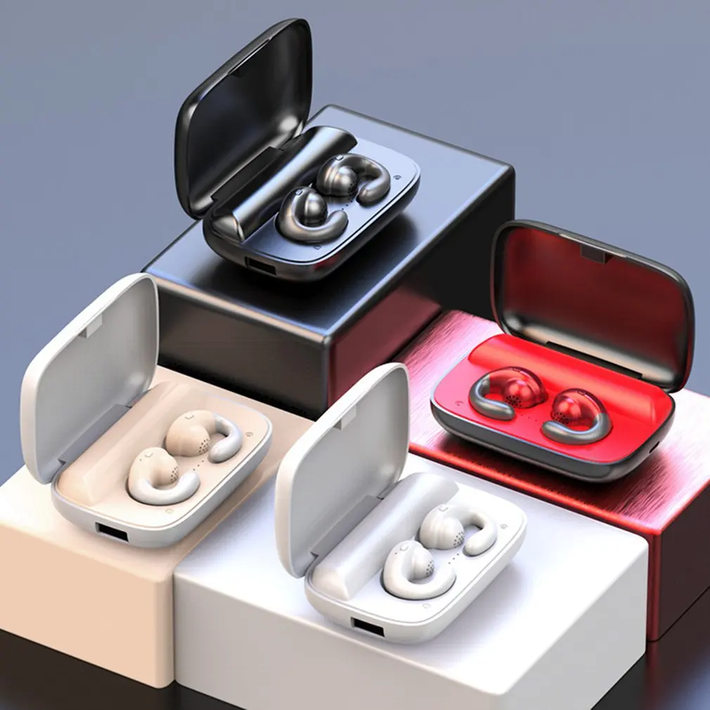Bone Conduction Bluetooth Earphones 5 0 Wireless Headphones Blutooth Earphone TWS Headset Bloototh Sports Earbuds For IPhone