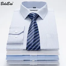 BOLUBAO брендовые Мужские приталенные Саржевые рубашки, новые мужские удобные высококачественные рубашки с белым воротником, деловая рубашка из ткани Оксфорд